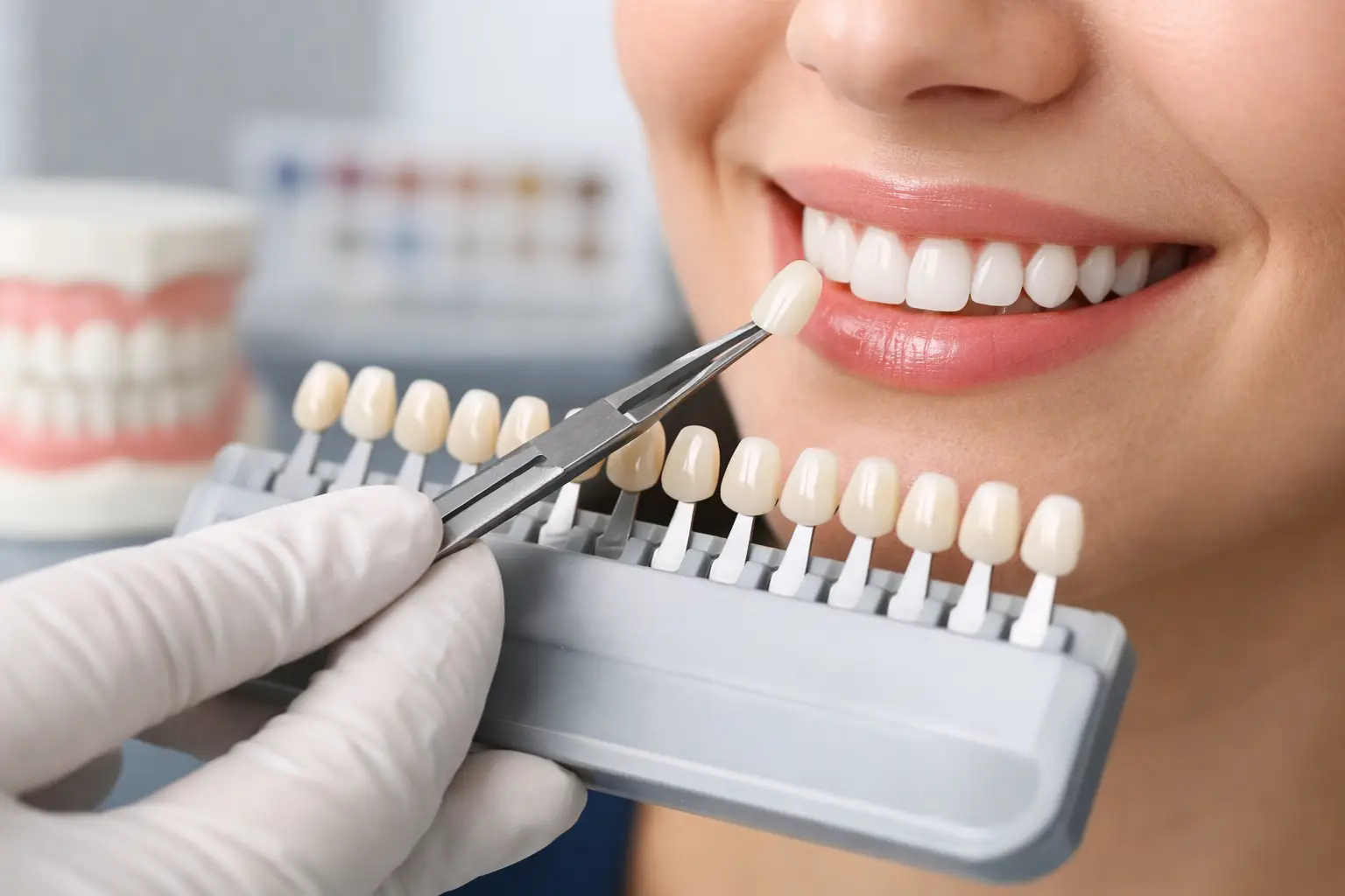 Come scegliere colore faccette dentali