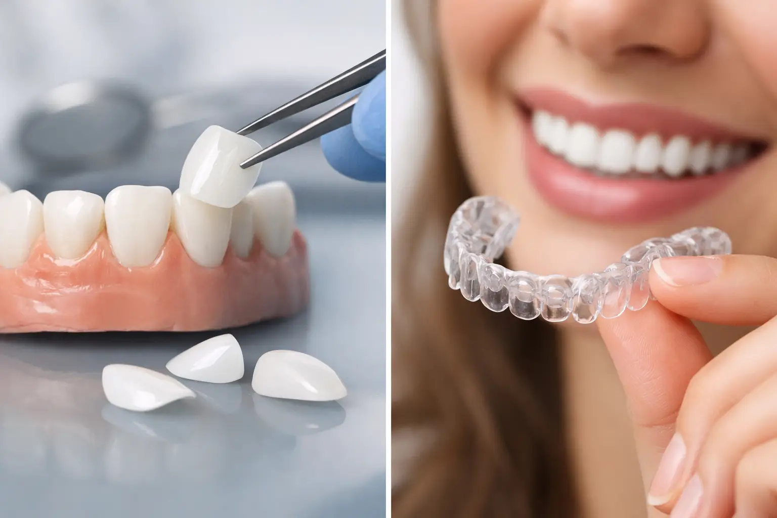Faccette o allineatori per denti storti?