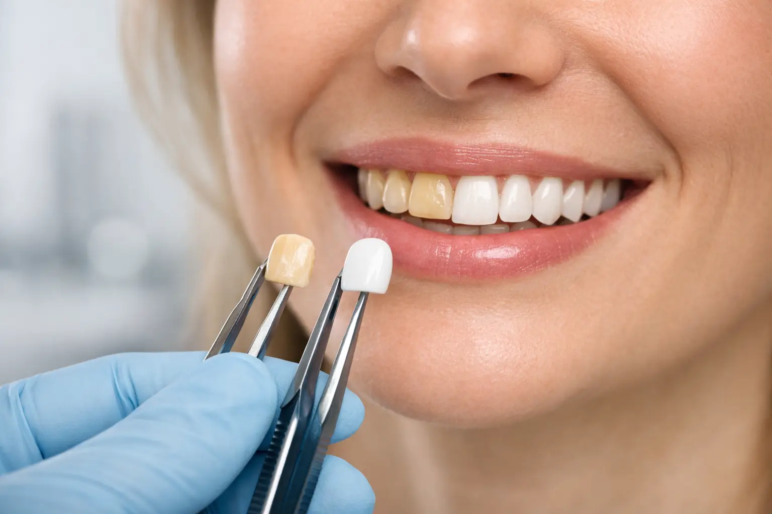 Sostituzione faccette dentali ingiallite: quando farla