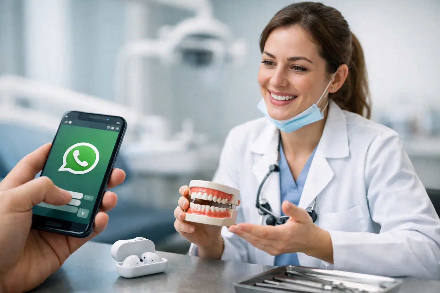Come funziona il contatto WhatsApp dentista