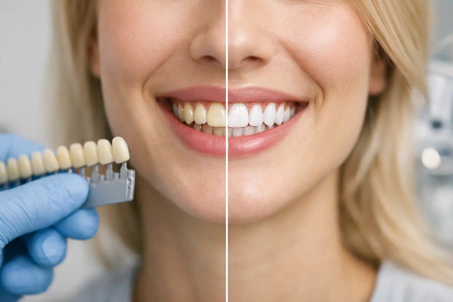 Review sbiancamento denti professionale prima e dopo